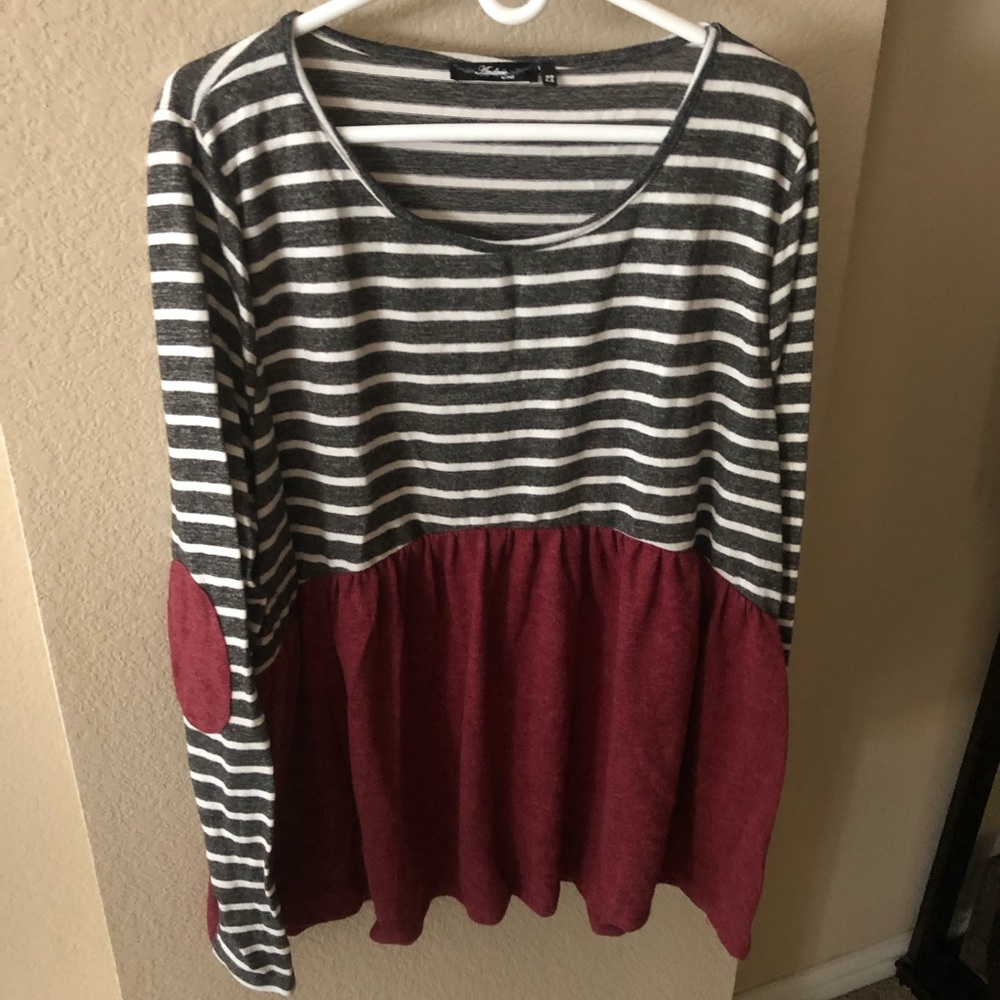 Long-sleeved Babydoll Sweater